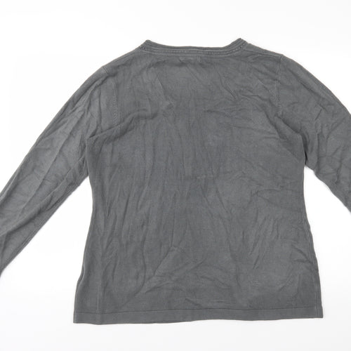 M&S Womens Grey   Pullover Jumper Size 18