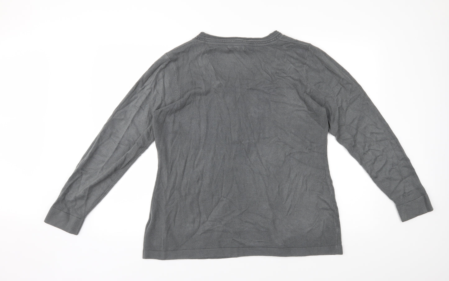 M&S Womens Grey   Pullover Jumper Size 18