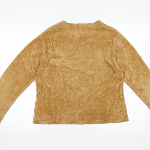 Kliss Womens Brown   Pullover Jumper Size M
