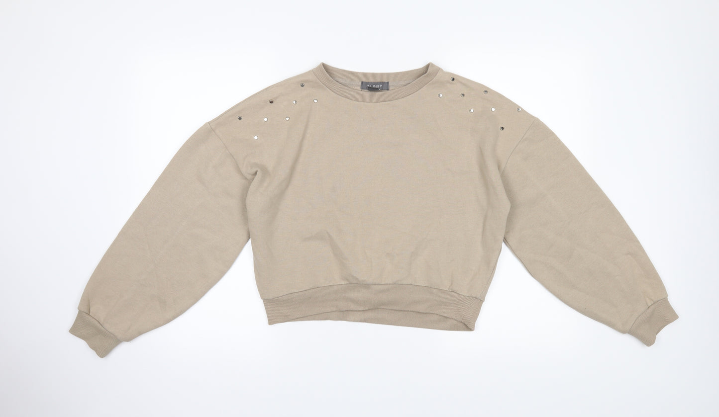 Primark Womens Beige   Pullover Jumper Size 8