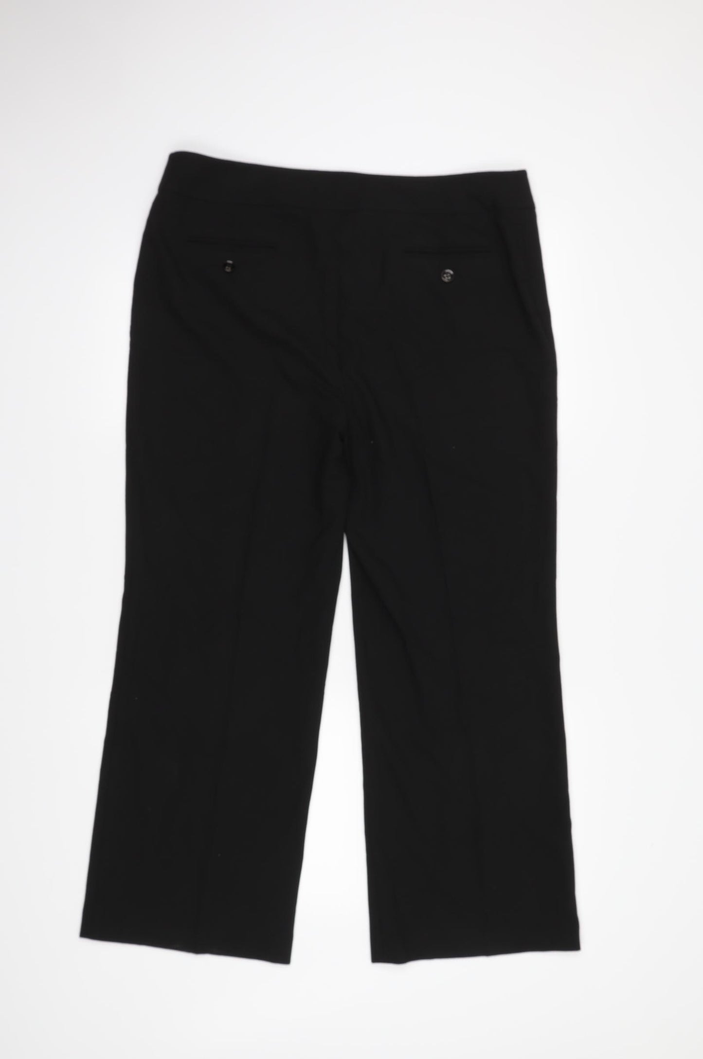 CC Womens Black   Trousers  Size 14 L27 in