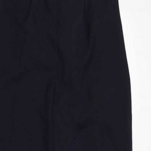 Classics Womens Black   Cropped Trousers Size 18 L28 in