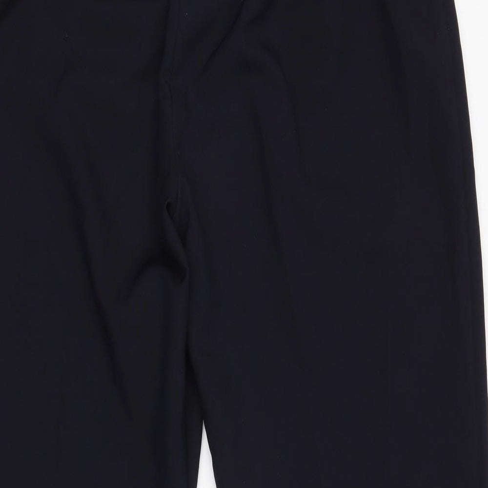 Classics Womens Black   Cropped Trousers Size 18 L28 in