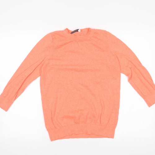 Mint Velvet Womens Orange   Basic T-Shirt Size 12