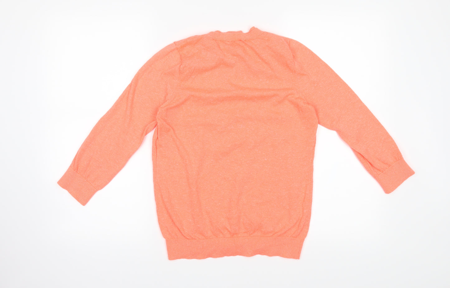 Mint Velvet Womens Orange   Basic T-Shirt Size 12