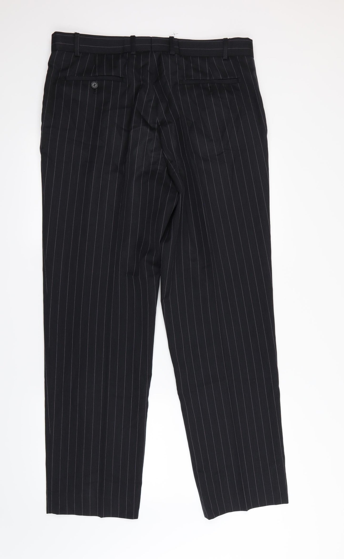 French Connection Mens Black   Dress Pants Trousers Size S L30 in