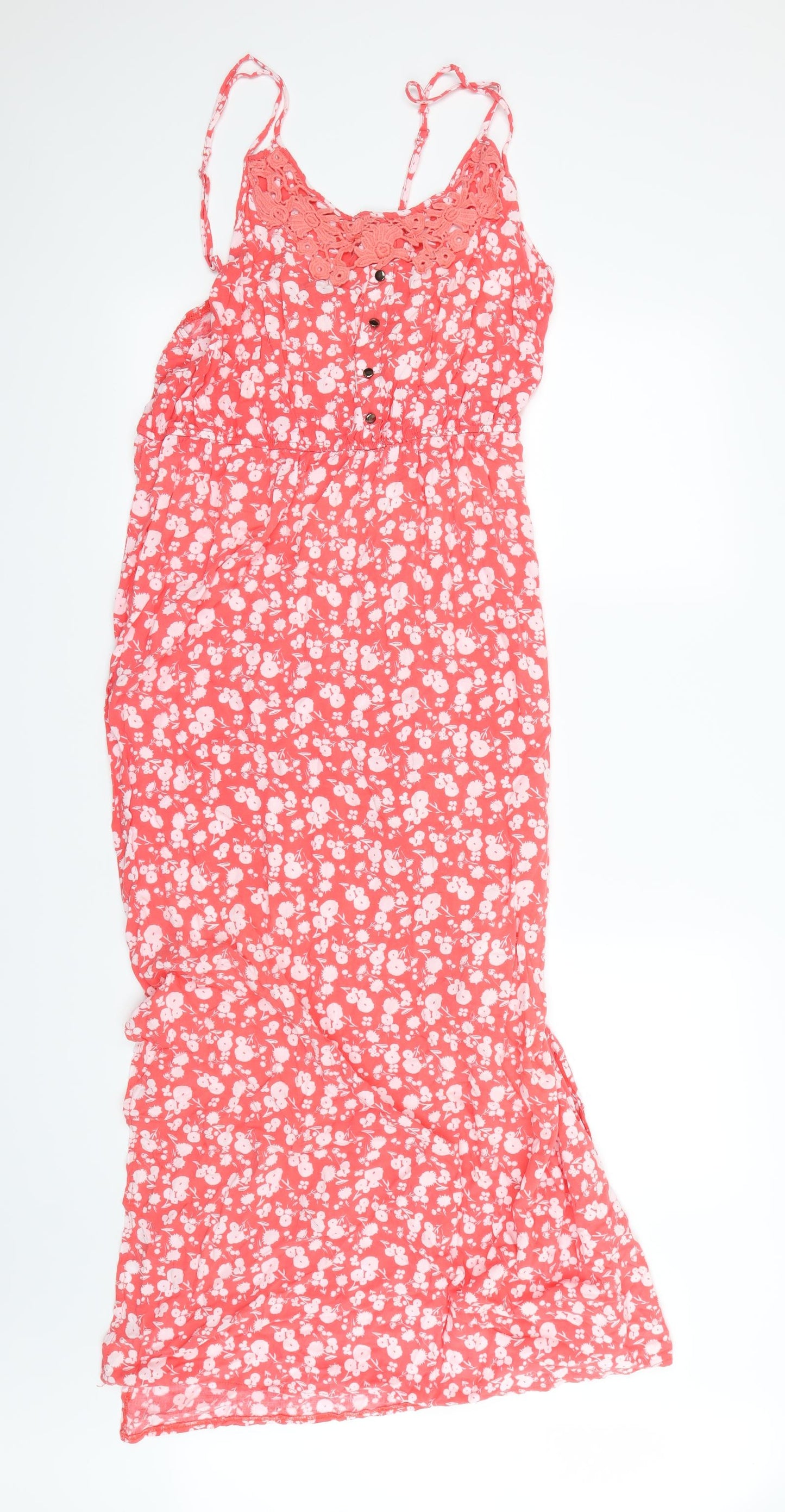 George  Womens Red Fair Isle  Maxi  Size 18