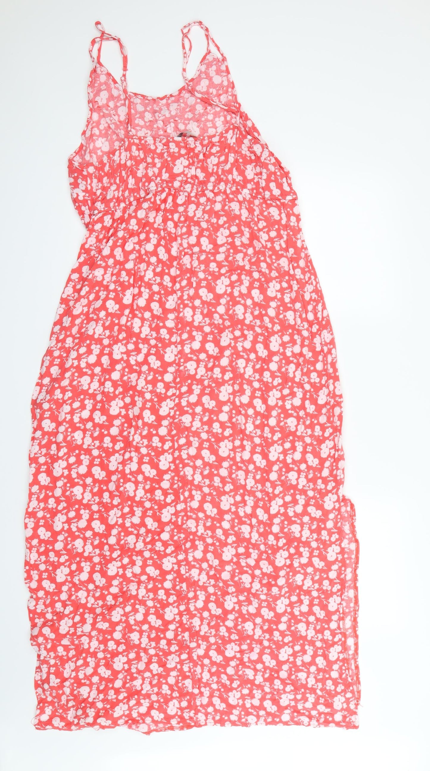 George  Womens Red Fair Isle  Maxi  Size 18