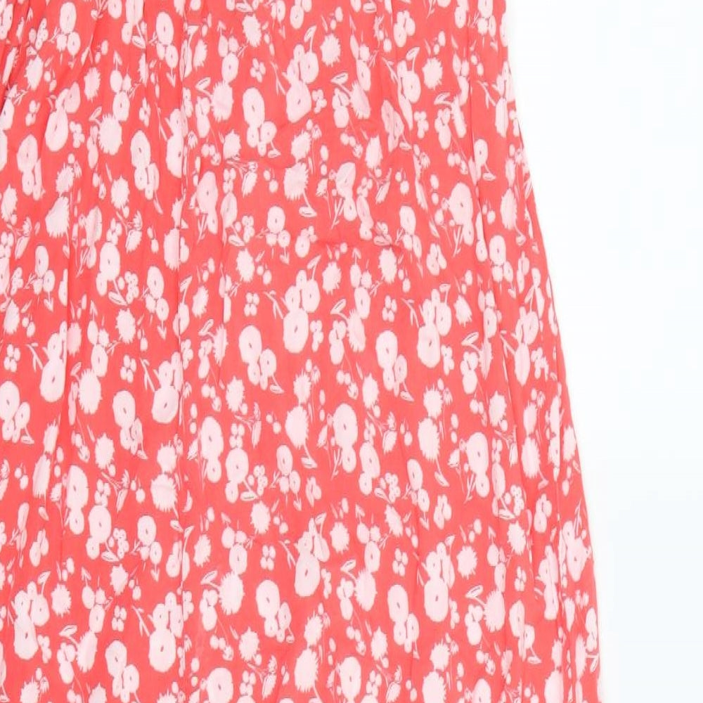 George  Womens Red Fair Isle  Maxi  Size 18