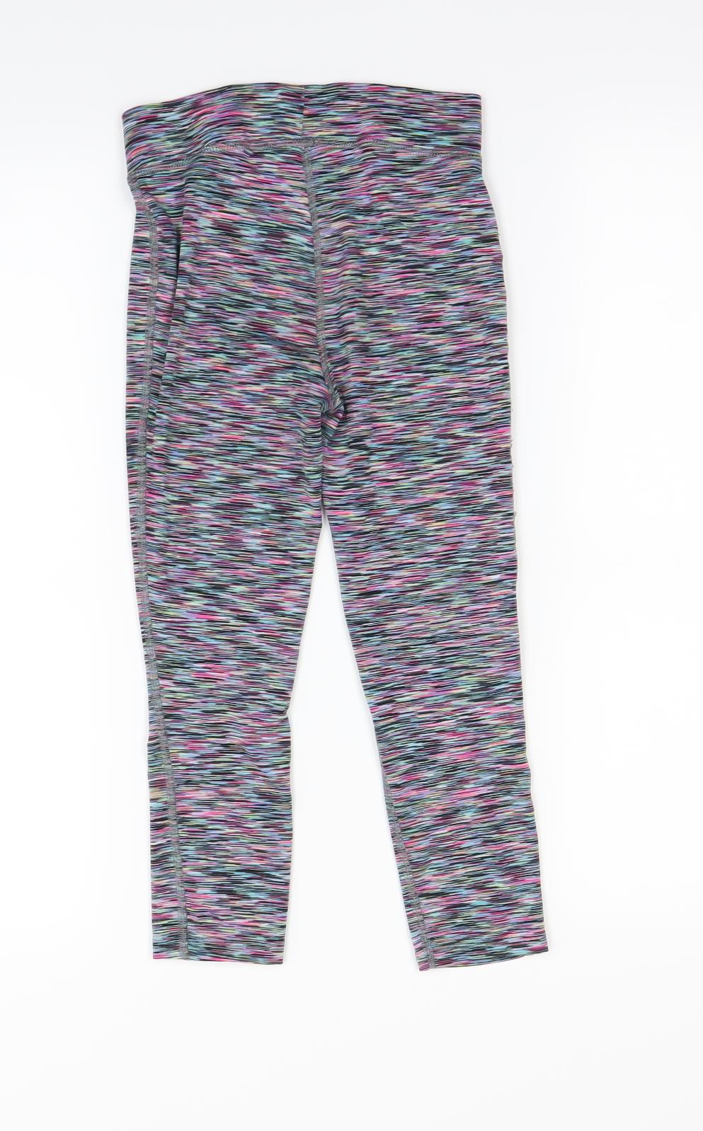Next  Girls Multicoloured Herringbone  Jegging Trousers Size 7 Years
