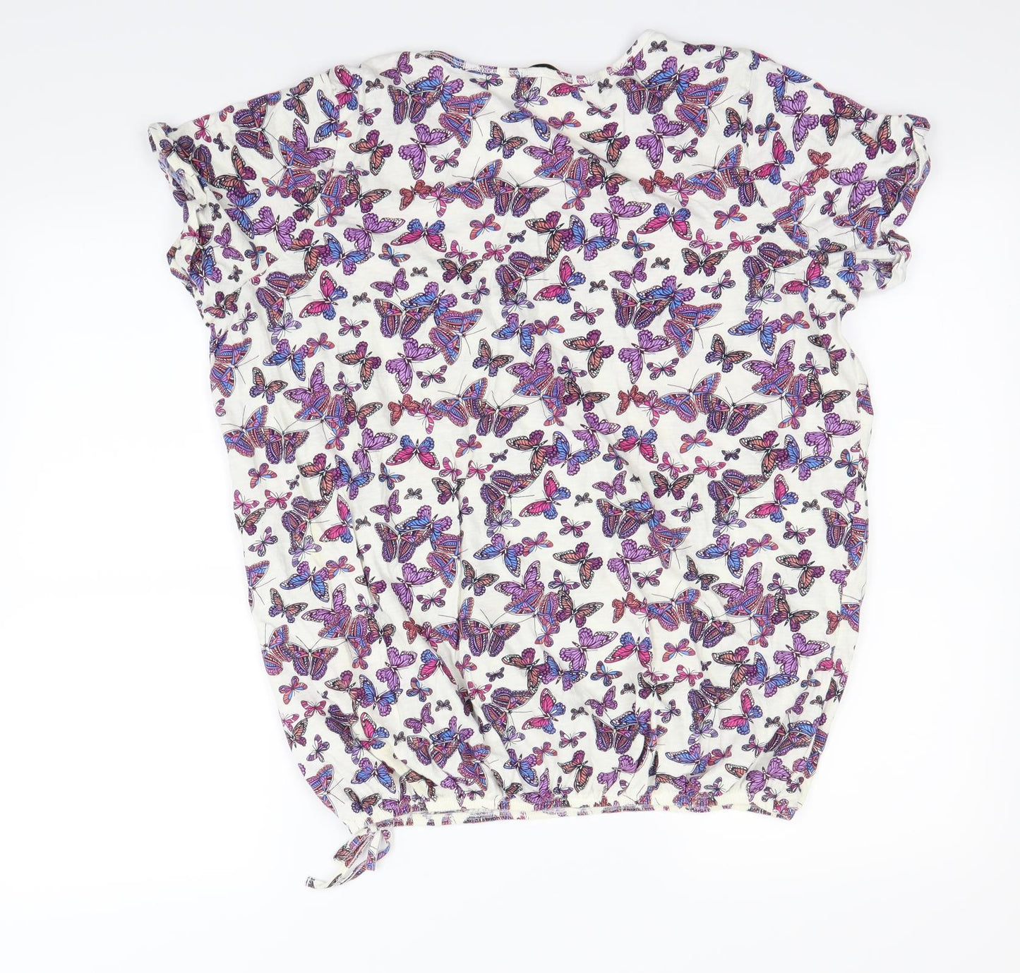 George Womens Multicoloured Animal Print  Basic Blouse Size 20