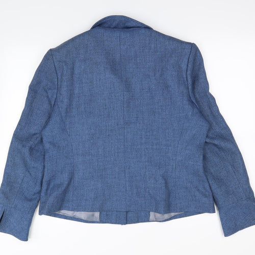 Nightingales Womens Blue   Jacket Blazer Size 16