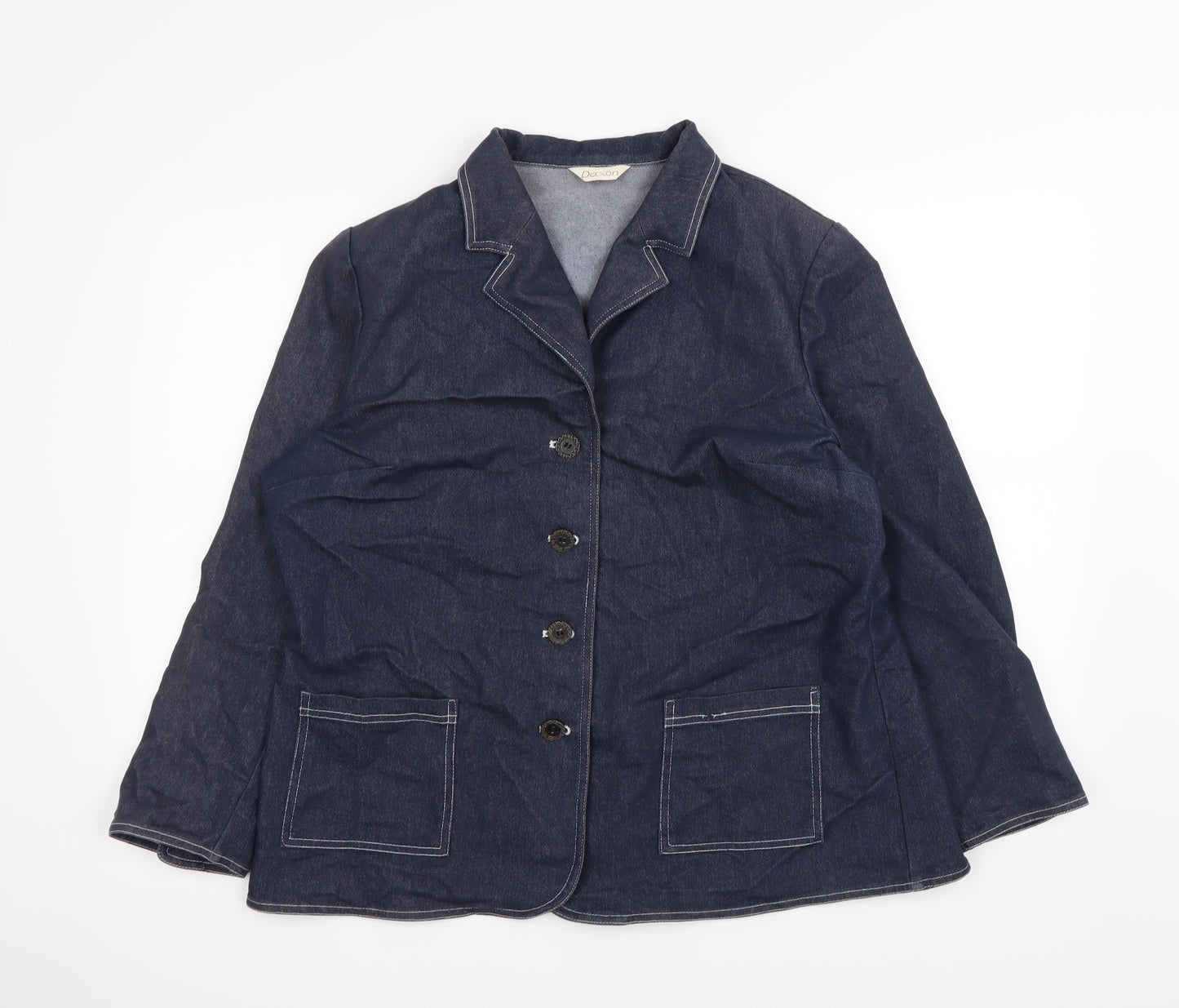 Daxon Womens Blue   Jacket Coat Size 20