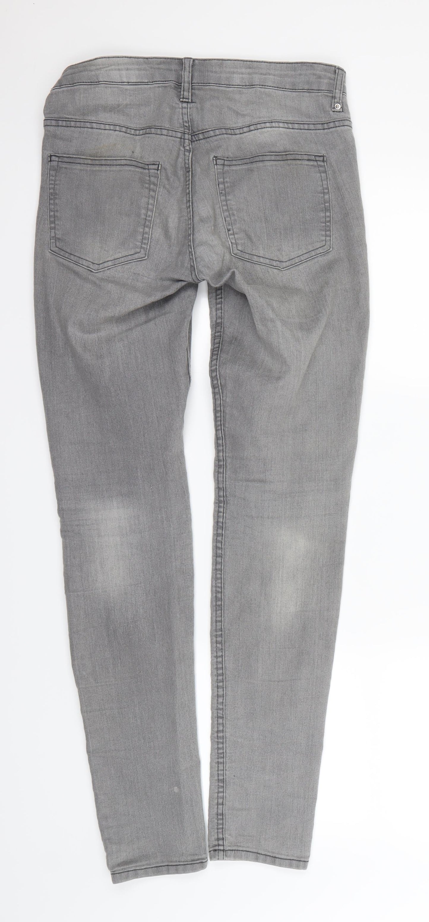 H&M Womens Grey   Mom Jeans Size 6 L27 in