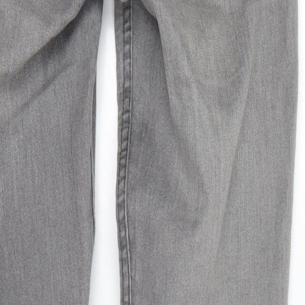 H&M Womens Grey   Mom Jeans Size 6 L27 in