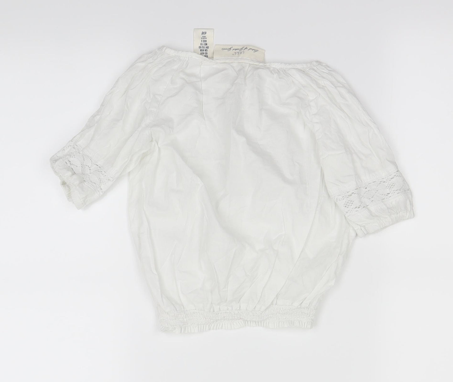 Logg Girls White   Basic T-Shirt Size 4-5 Years