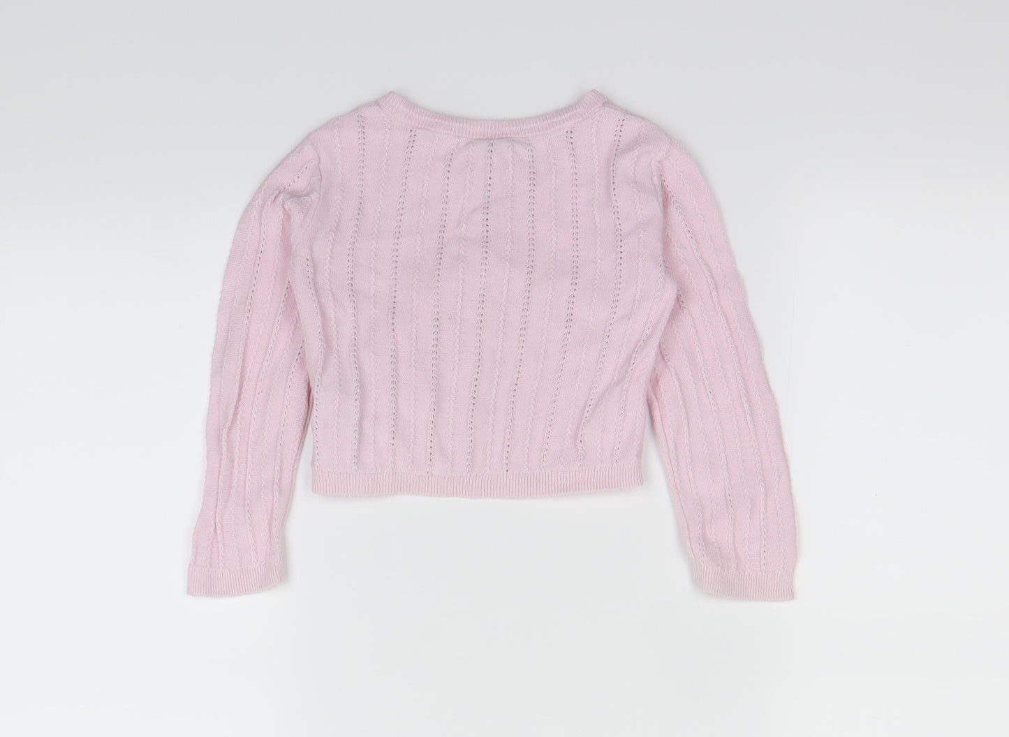Gap Girls Pink   Cardigan Jumper Size 3 Years