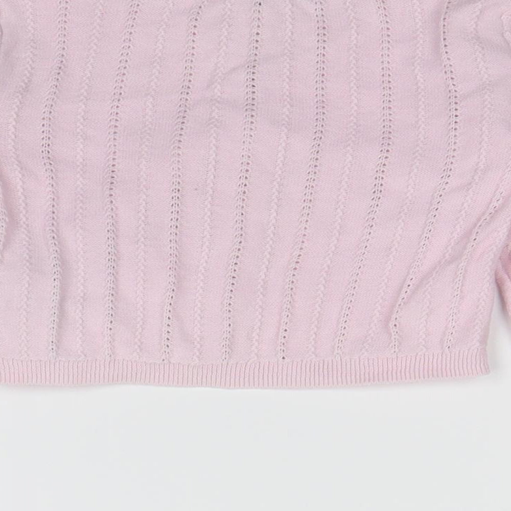 Gap Girls Pink   Cardigan Jumper Size 3 Years