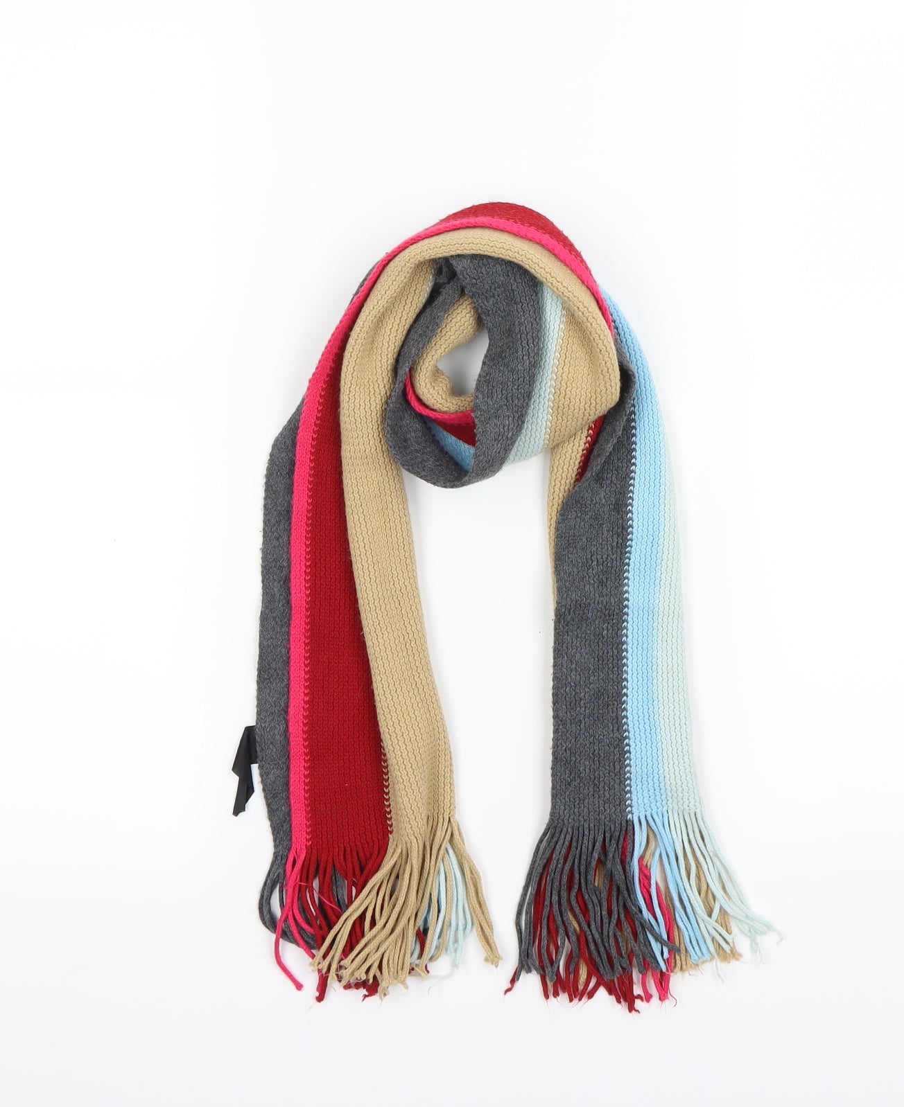 Preworn  Multicoloured Striped   Scarf