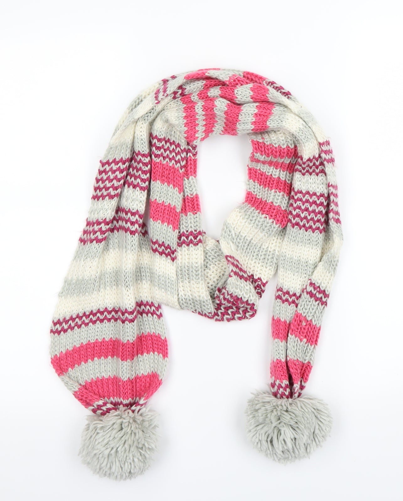 Preworn  Multicoloured Striped   Scarf