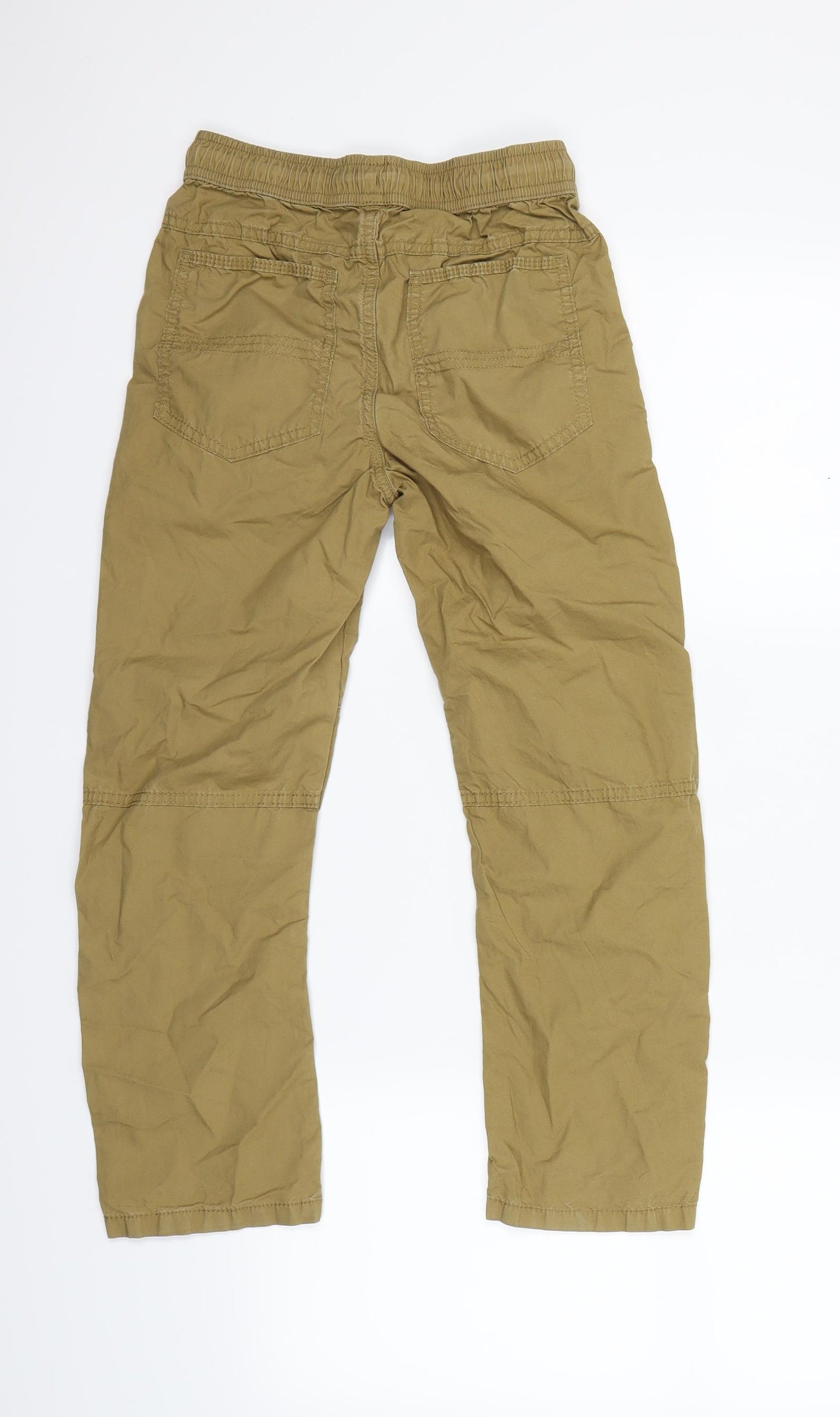 Preworn Boys Beige   Cargo Trousers Size 8-9 Years