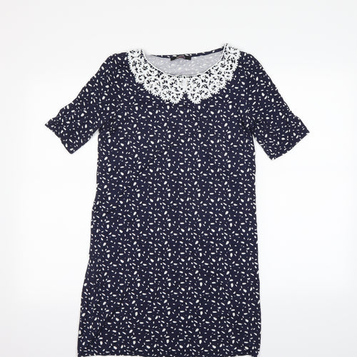 George Womens Blue Polka Dot  Bodycon  Size 8