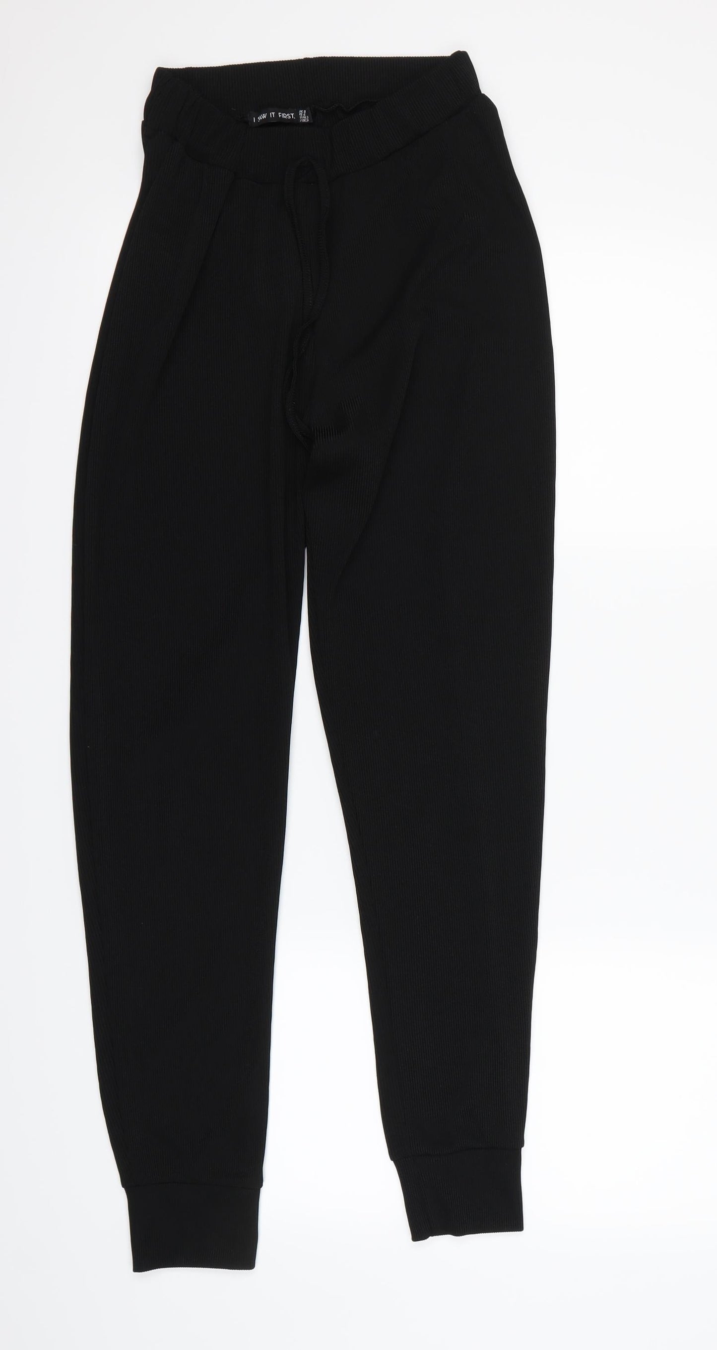 I SAW IT FIRST Womens Black   Jegging Trousers Size 8 L27 in