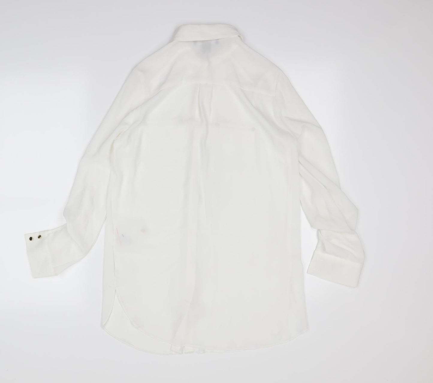 Primark Womens White   Basic Button-Up Size 8