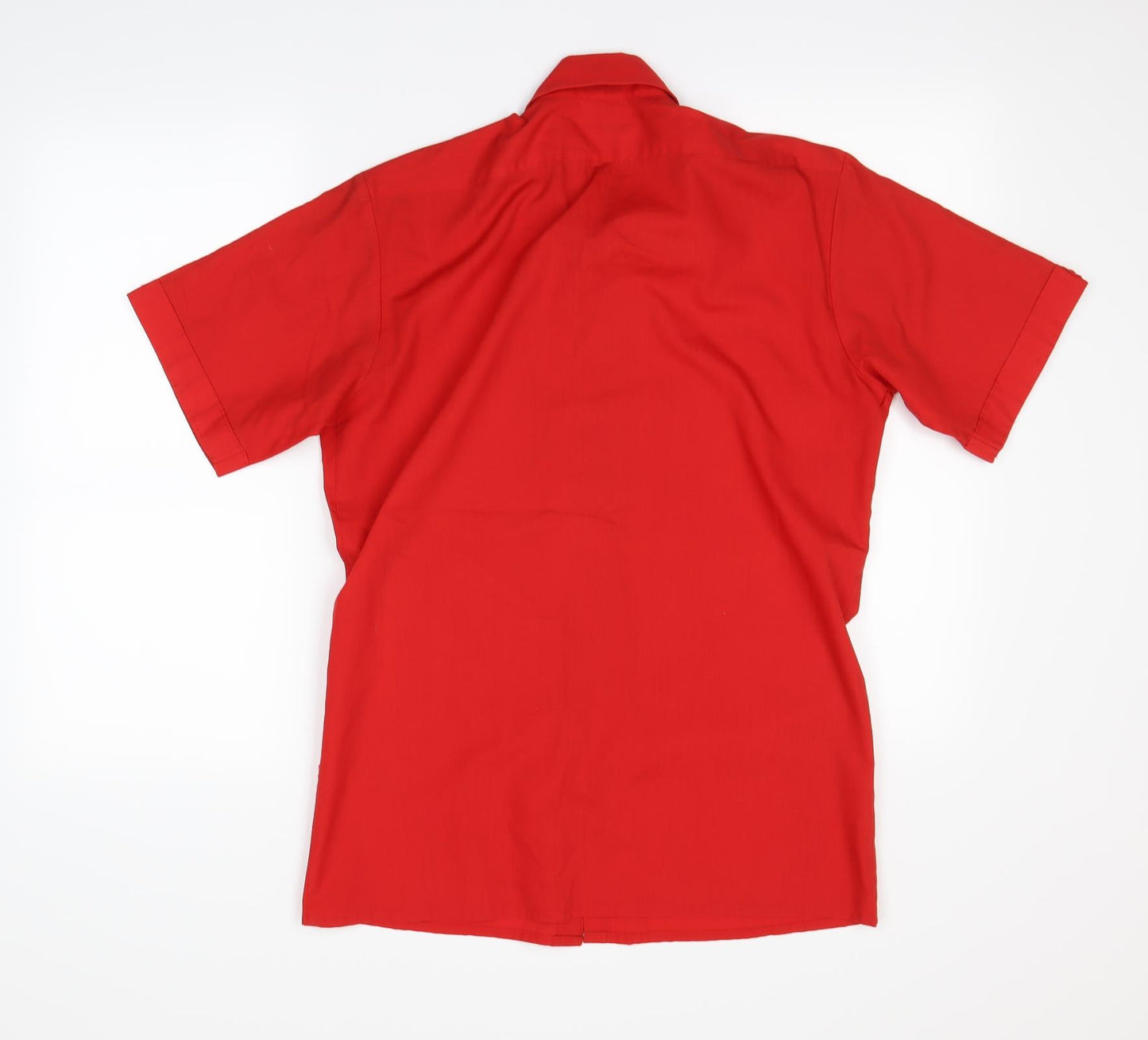 Nico Mens Red    Button-Up Size M