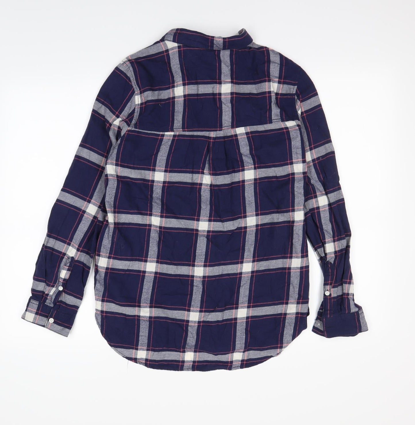 Divded Womens Multicoloured Check  Basic Button-Up Size 4