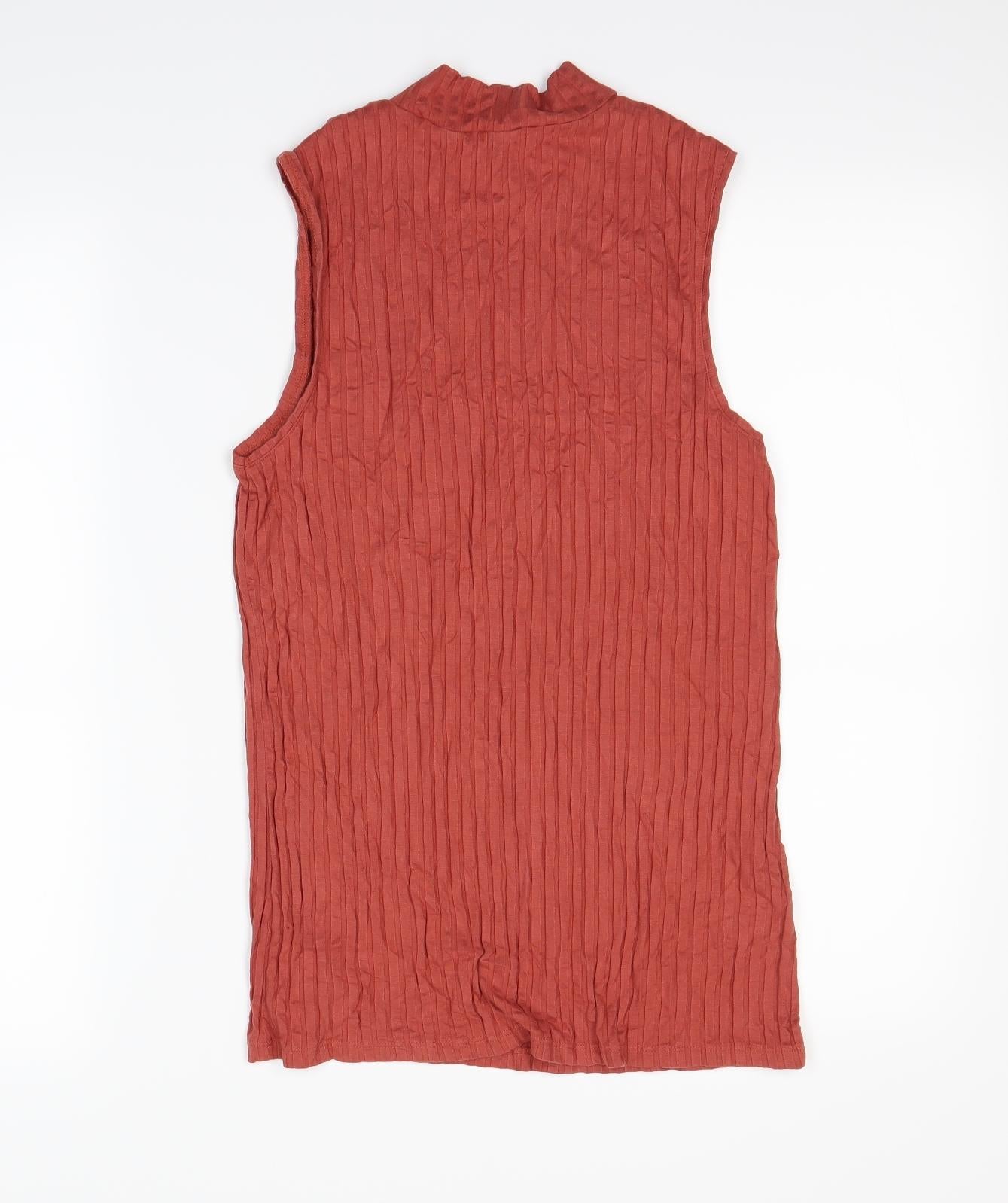 TU Womens Orange   Basic Tank Size 14