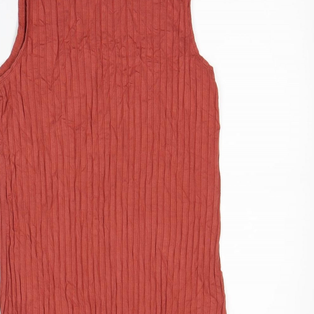 TU Womens Orange   Basic Tank Size 14