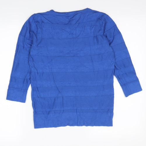 W Womens Blue   Basic T-Shirt Size 12