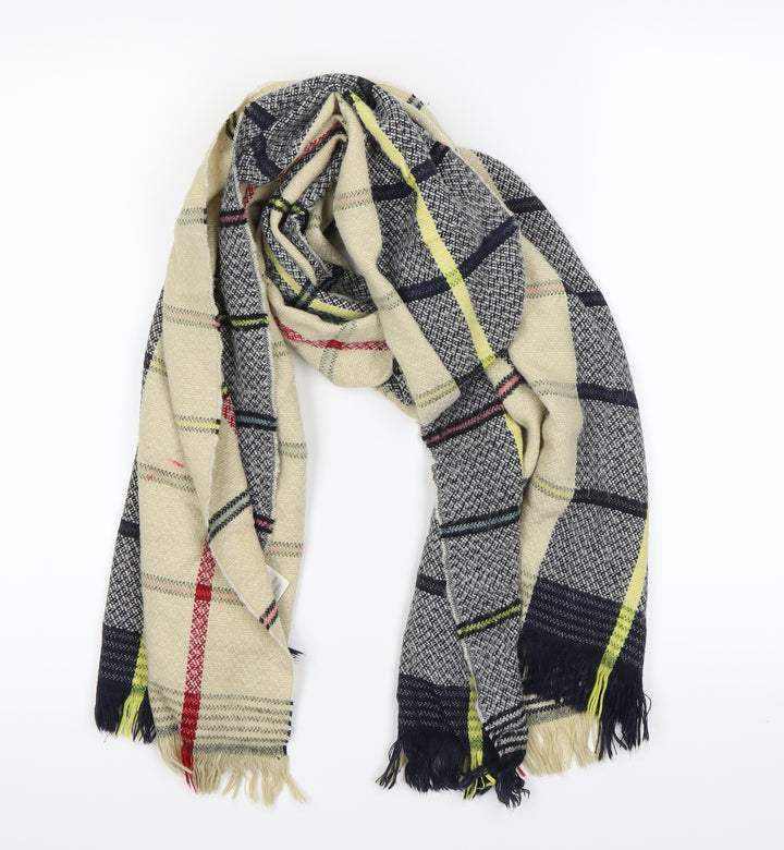 Preworn Multicoloured Check Scarf