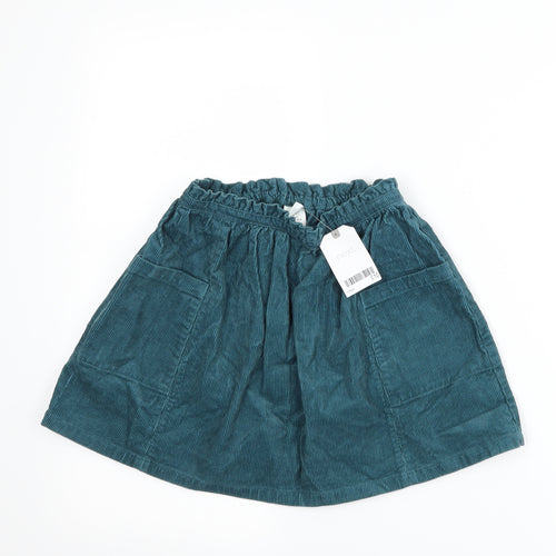 NEXT Girls Blue  Corduroy A-Line Skirt Size 5-6 Years