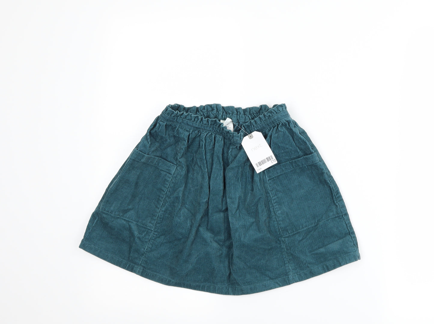 NEXT Girls Blue  Corduroy A-Line Skirt Size 5-6 Years