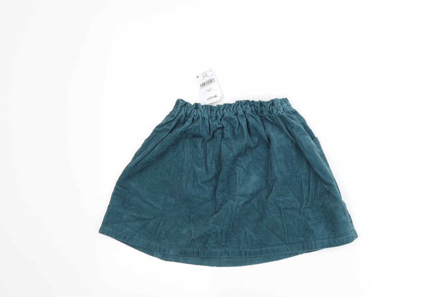 NEXT Girls Blue  Corduroy A-Line Skirt Size 5-6 Years