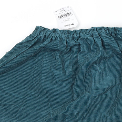 NEXT Girls Blue  Corduroy A-Line Skirt Size 5-6 Years