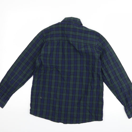 NEXT Boys Blue Check  Basic Button-Up Size 11 Years