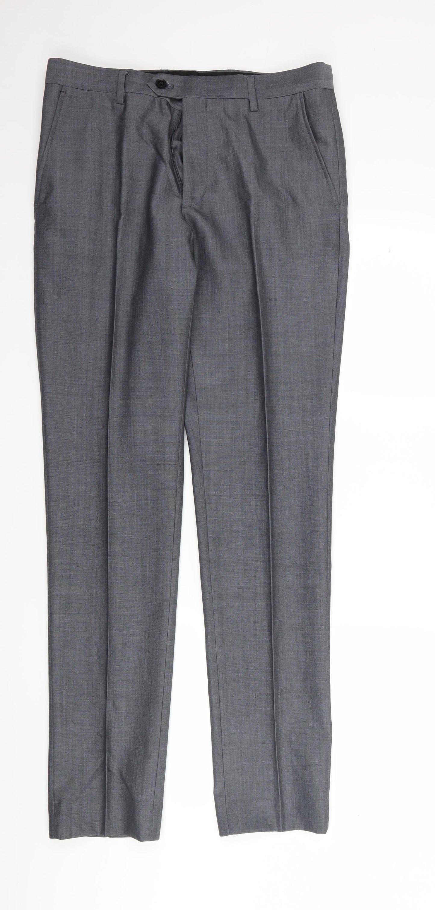 NEXT Mens Grey   Trousers  Size 32 L33 in