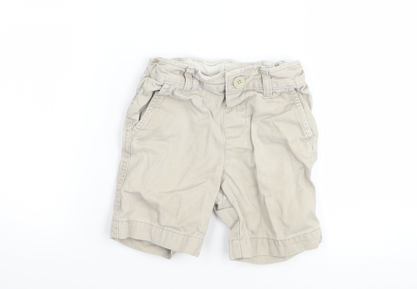 Marks and Spencer Boys Beige   Cropped Jeans Size 18-24 Months