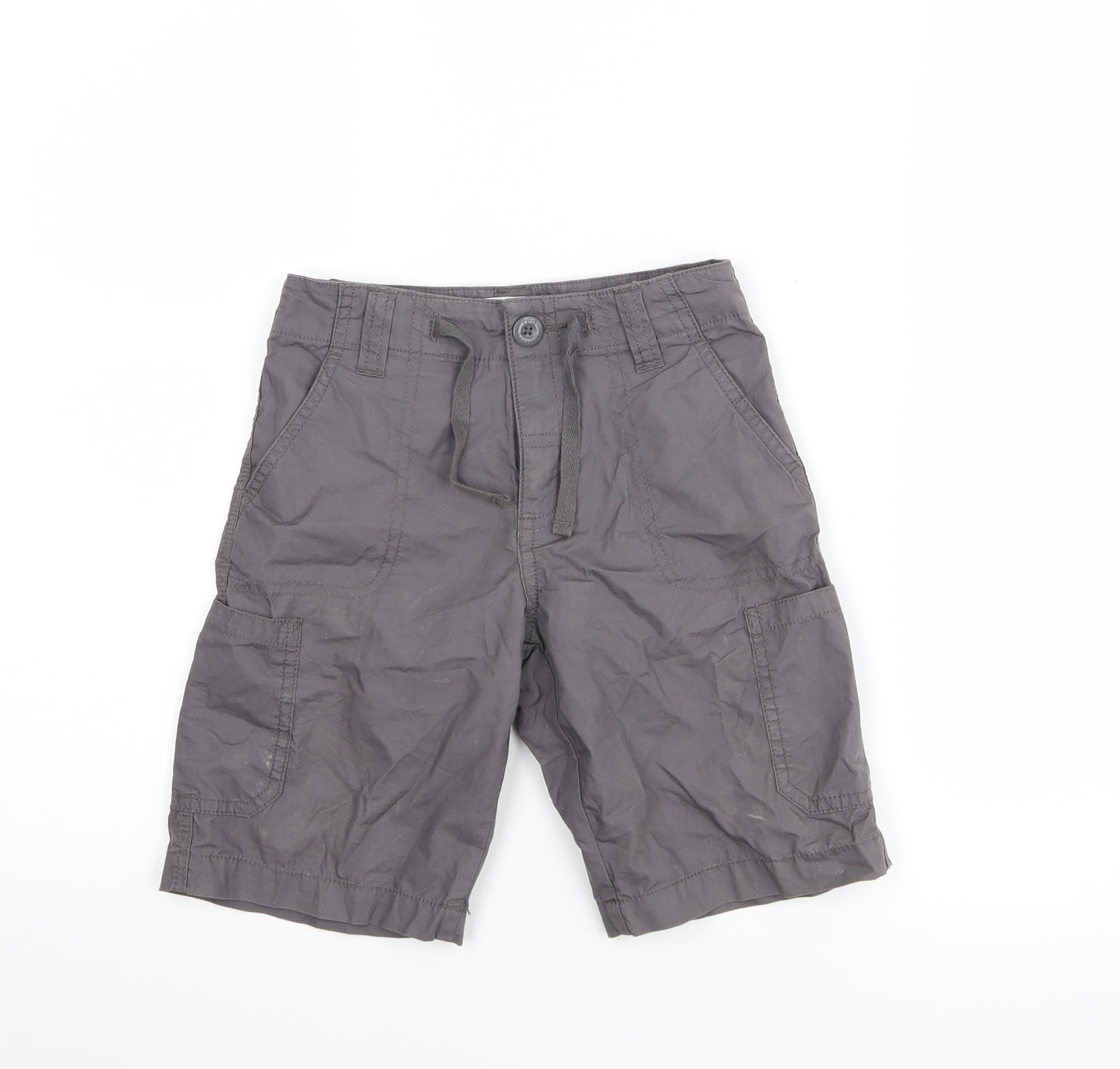 Red Herring Boys Grey   Cargo Shorts Size 5 Years