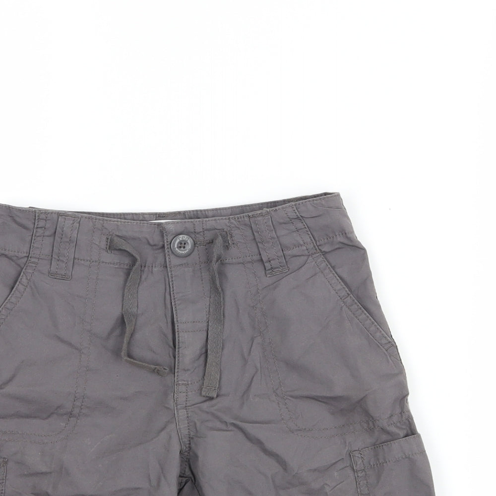 Red Herring Boys Grey   Cargo Shorts Size 5 Years