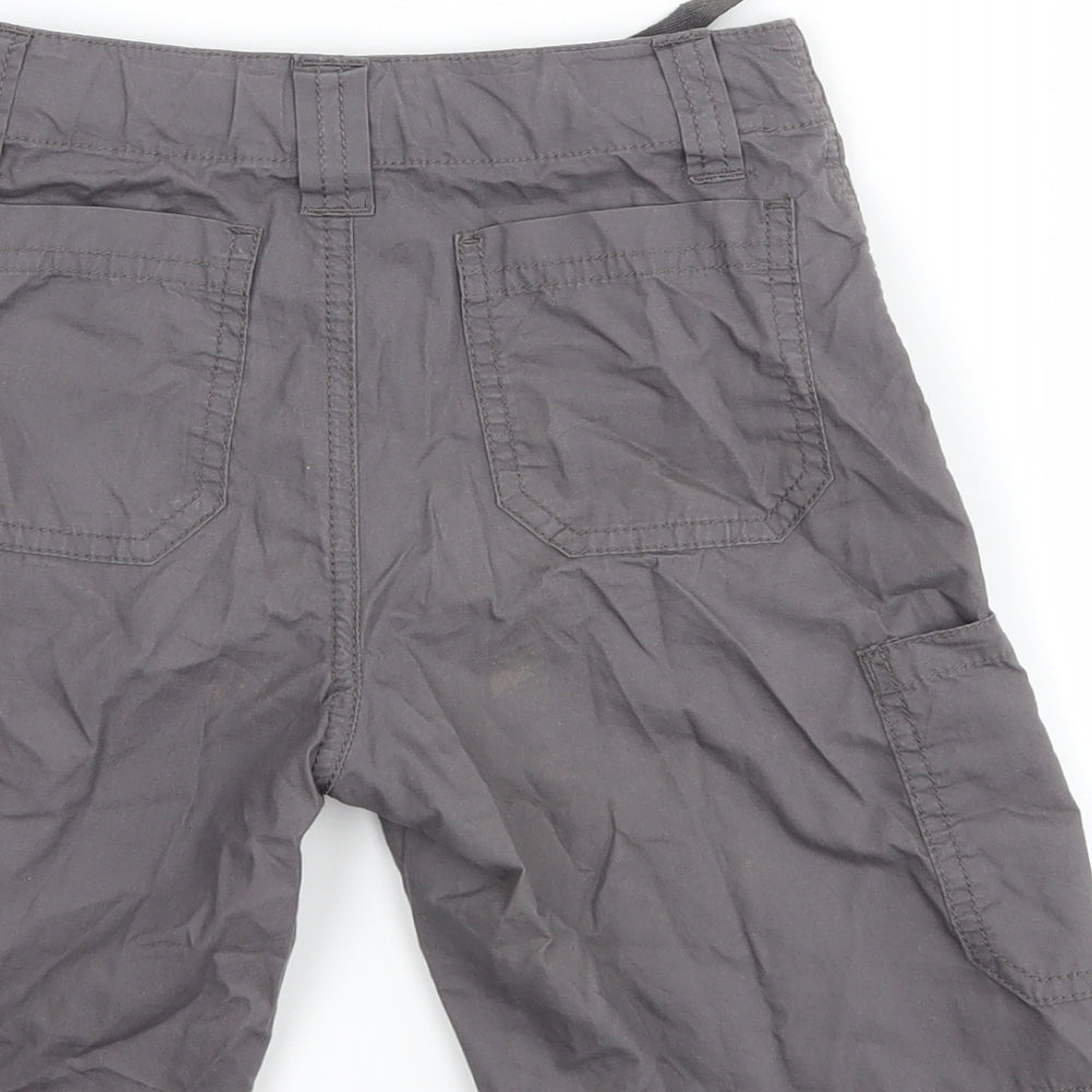 Red Herring Boys Grey   Cargo Shorts Size 5 Years