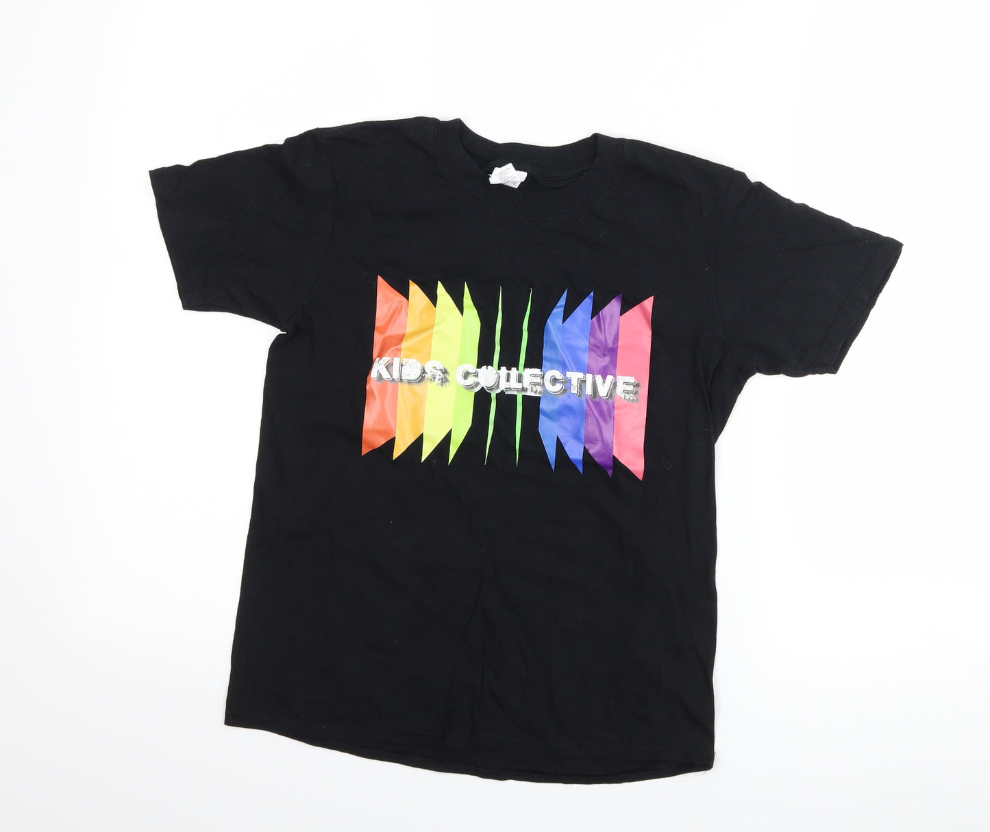 Gildan Boys Black   Basic T-Shirt Size L  - kids collective