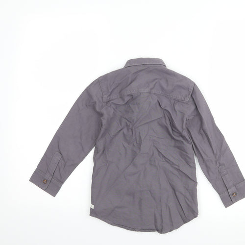 River Island Boys Grey   Basic Button-Up Size 3-4 Years