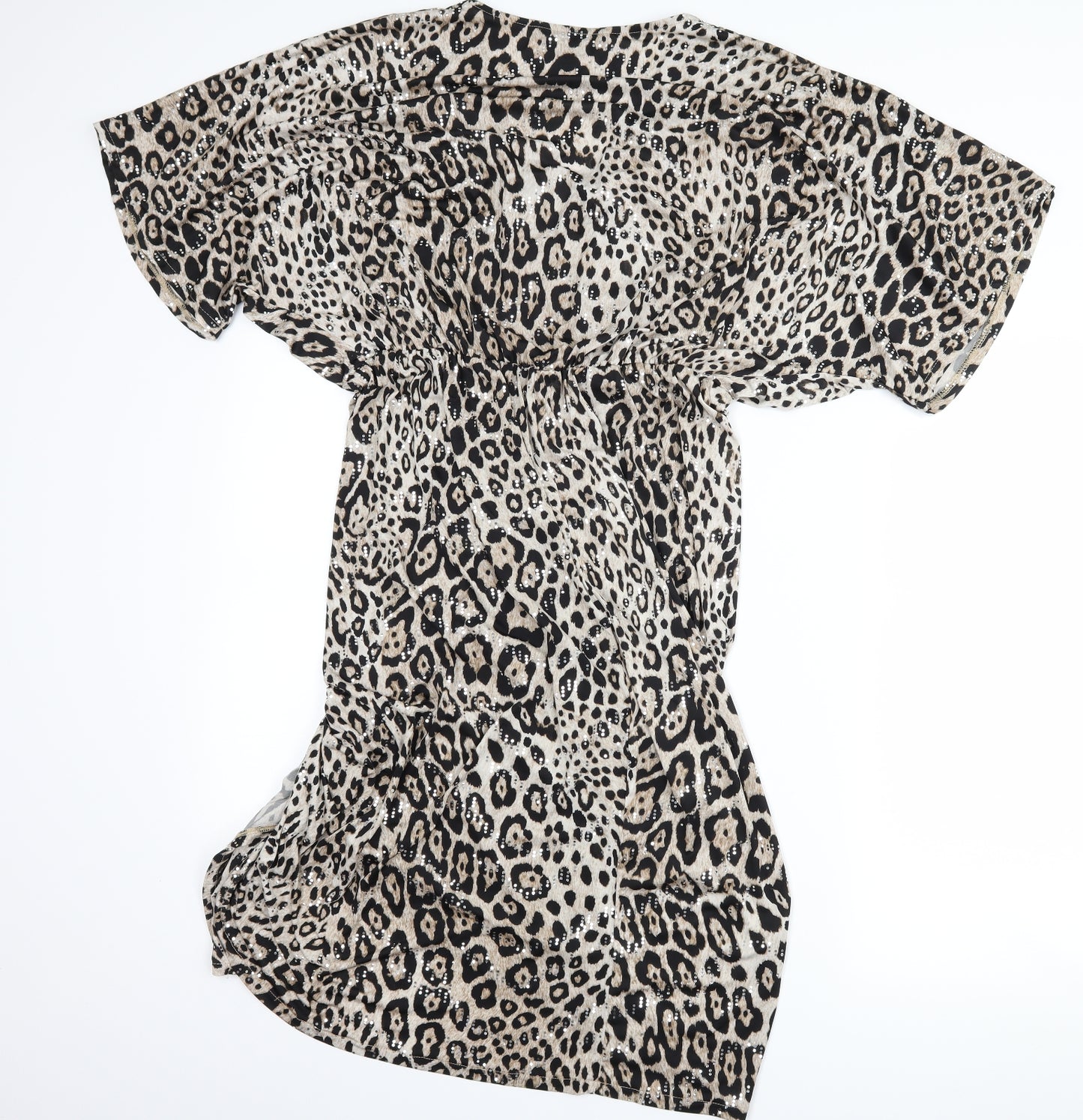 F&F Womens Brown Animal Print  Shift  Size 14