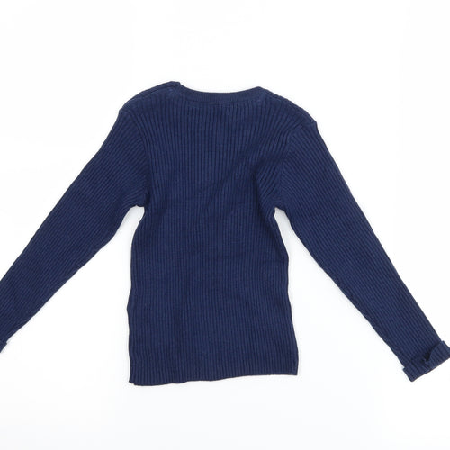 Marks and Spencer Girls Blue   Basic T-Shirt Size 2-3 Years