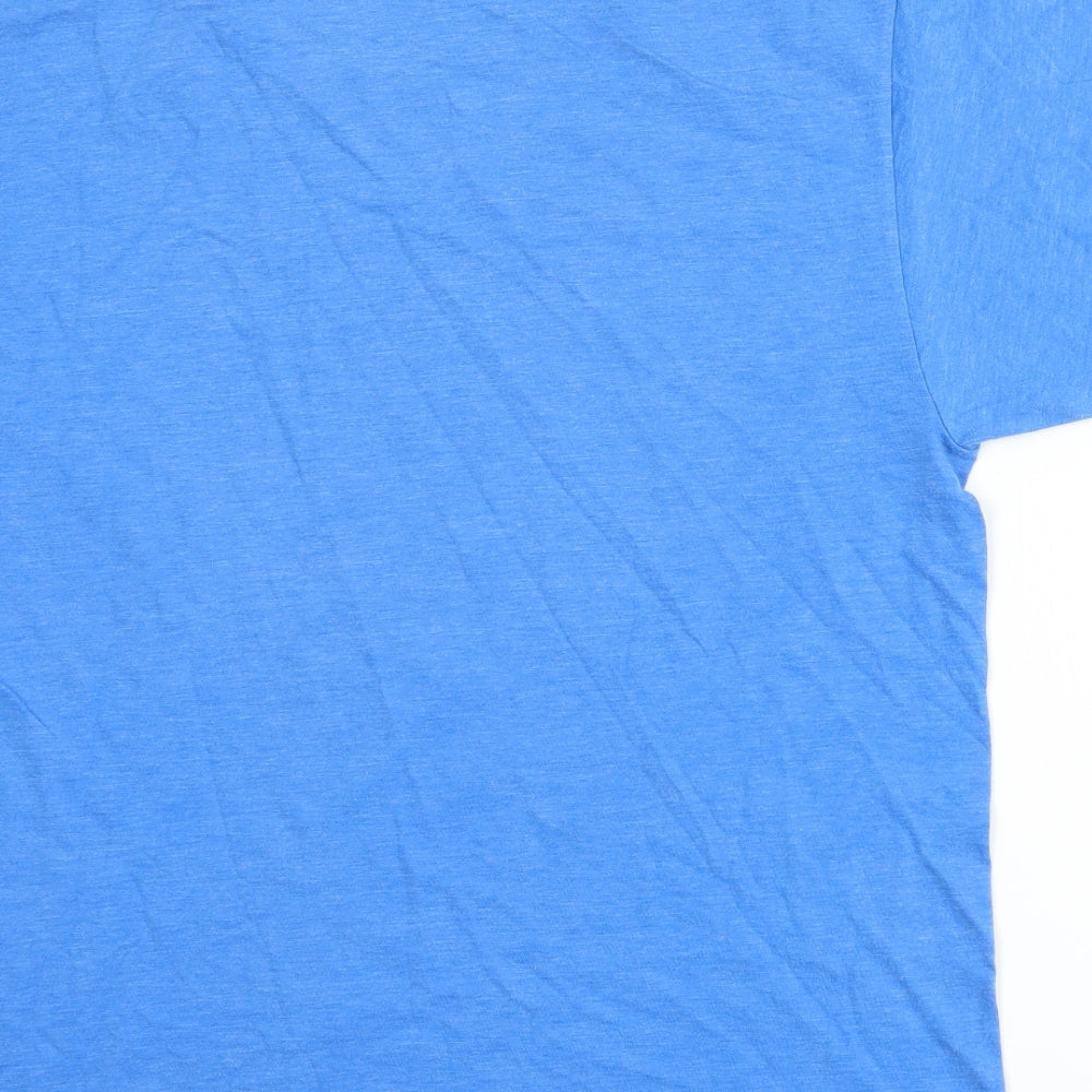 Rusty Mens Blue    T-Shirt Size M  - graphic