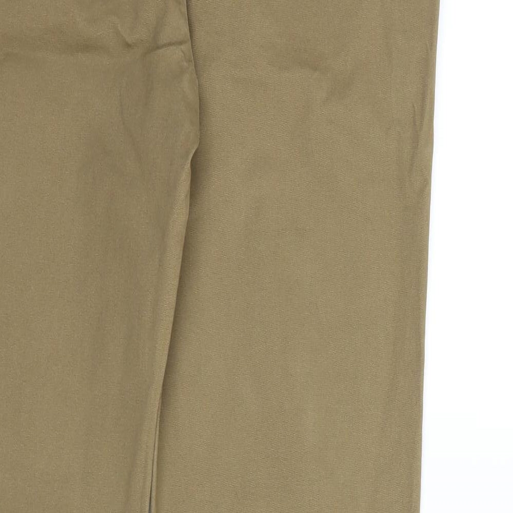 Marks and Spencer Mens Brown   Chino Trousers Size 34 L31 in